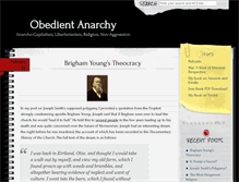 Tablet Screenshot of obedientanarchy.com